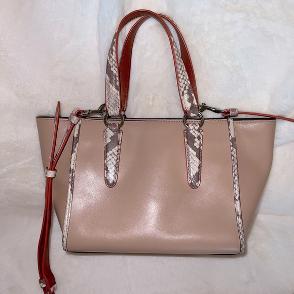 Pink leather Coach purse - Picture 2 of 9